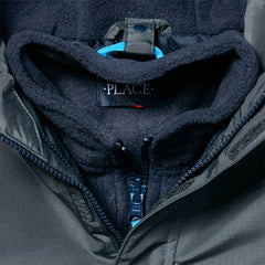 Boys Long Sleeve Colorblock 3-In-1 Jacket