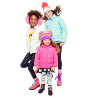 Toddler Girls Long Sleeve Hooded Puffer Jacket