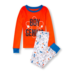 Boys Long Sleeve 'Boy Genius' Top