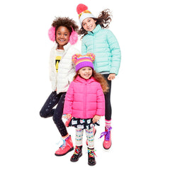 Toddler Girls Long Sleeve Hooded Puffer Jacket